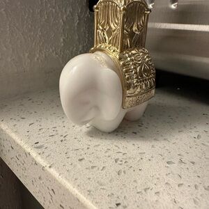 Avon Perfume Charisma Cologne Royal Elephant w/ Plastic Chair Glass Vintage 70's